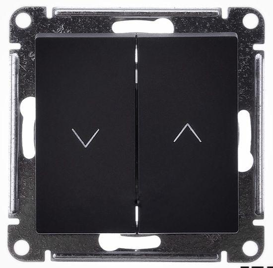  Выключатель для жалюзи 2-кл. 2п AtlasDesign 10А механизм базальт SE ATN001419 фото в каталоге от BTSprom.by