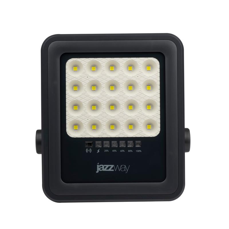  Прожектор светодиодный PFL SOLAR 02 50 6500К GR IP65 ДО с солнечн. панелью и пультом Pro+ JazzWay 5058460 фото в каталоге от BTSprom.by