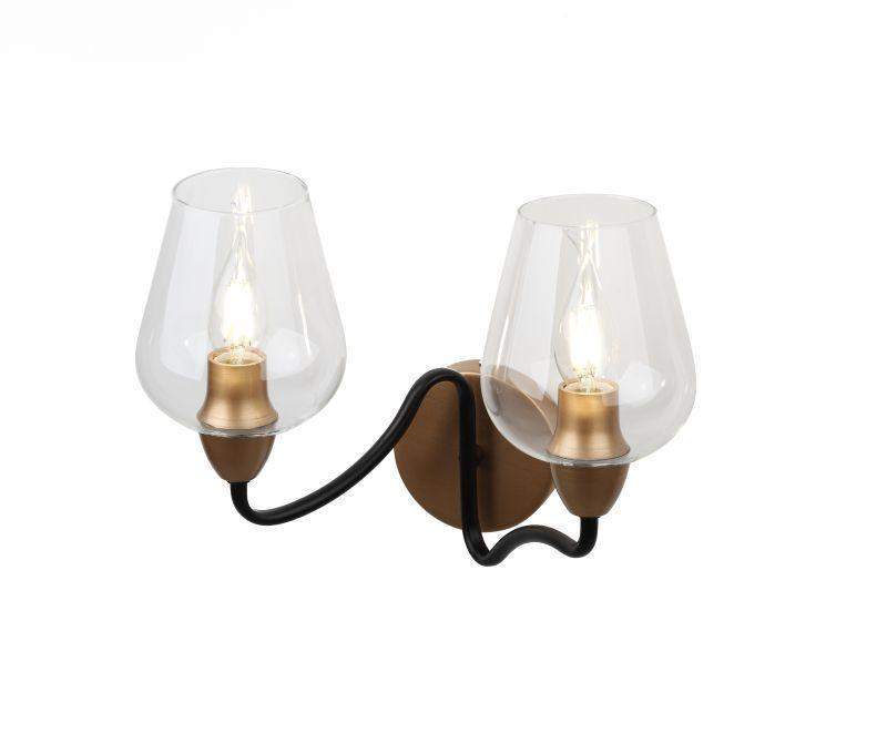 бра fresco 5045-402 настенный 2хe14 40вт лофт-кантри rivoli б0044367 от BTSprom.by