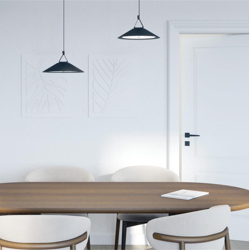  Светильник для трека-ремня Belty Flow 20Вт 4000К IP20 48В DC 300х71мм RA90 120град. со светодиодом алюм. черн. DENKIRS 723159 фото в каталоге от BTSprom.by