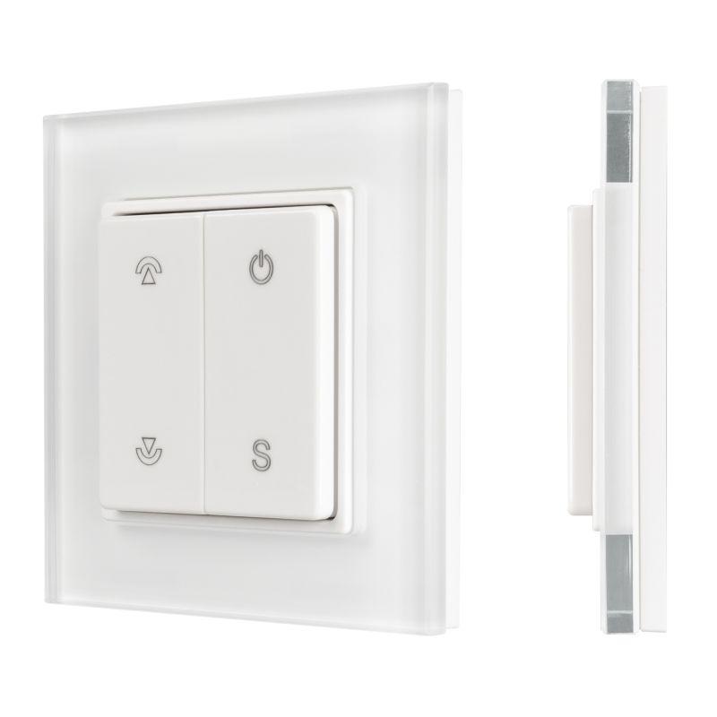 панель smart-p47-dim-g-suf (3в 1 зона knob 2.4g) (стекло) arlight 032983 от BTSprom.by