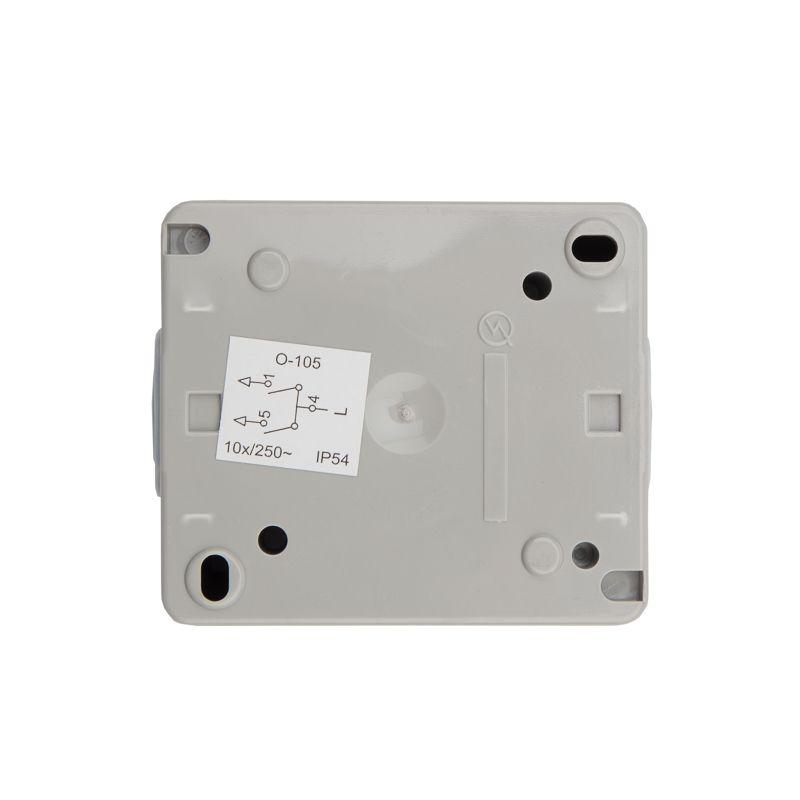  Выключатель 2-кл. ОП INDUSTRIAL IP54 сер. Kranz KR-78-0609 фото в каталоге от BTSprom.by