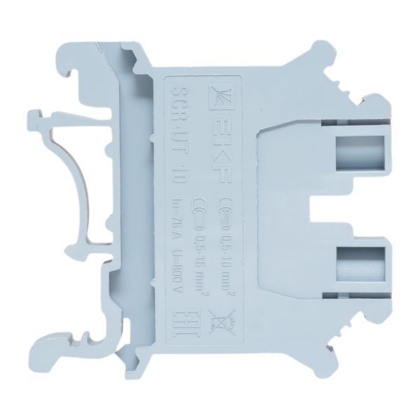  Колодка клеммная винтовая 10 UT сер. EKF scr-ut-10-g фото в каталоге от BTSprom.by