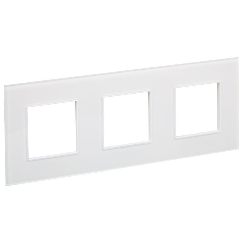 рамка 3-м skandy sk-f23w стекло арктич. бел. iek sk-m32-g-k01 от BTSprom.by