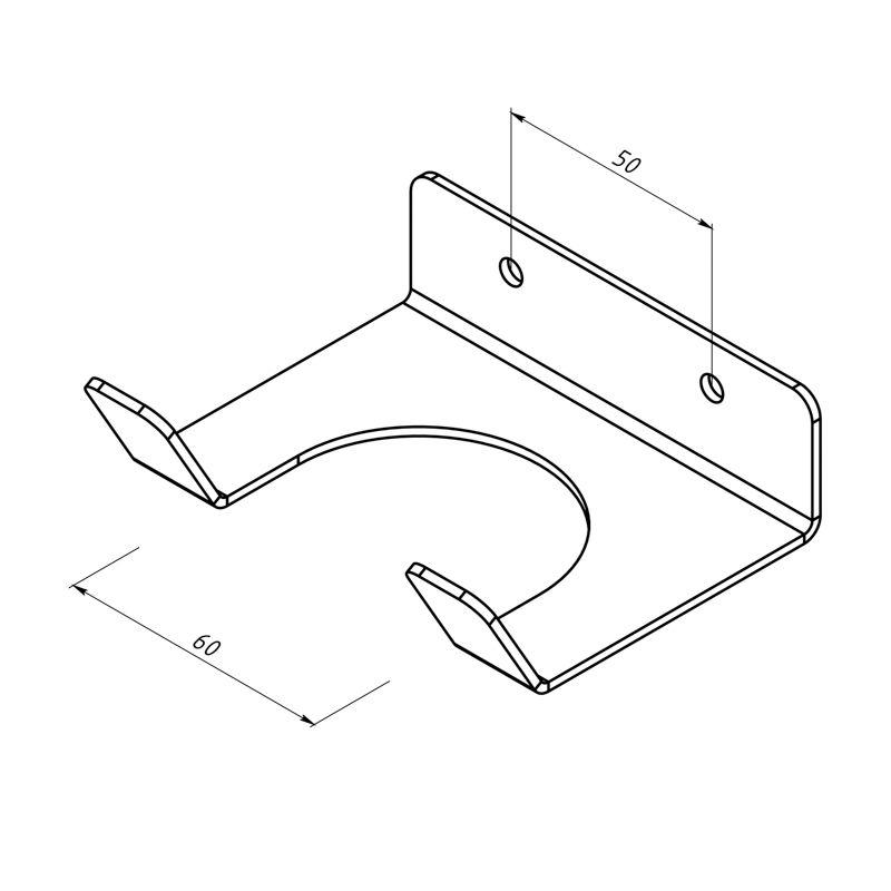  Держатель-органайзер для хранения садового инвентаря настенный черн. Rexant 38-0648 фото в каталоге от BTSprom.by