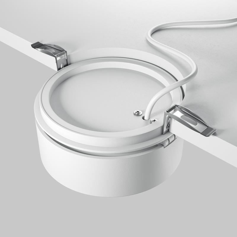  Светильник Onda 18Вт 3000К 120град. встраив. Maytoni DL024-18W3K-W фото в каталоге от BTSprom.by