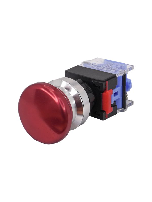 выключатель кнопочный вк30-01mb/r/p 1нз гриб без фиксации 40мм d30мм ip65 красн. электротехник et086976 от BTSprom.by