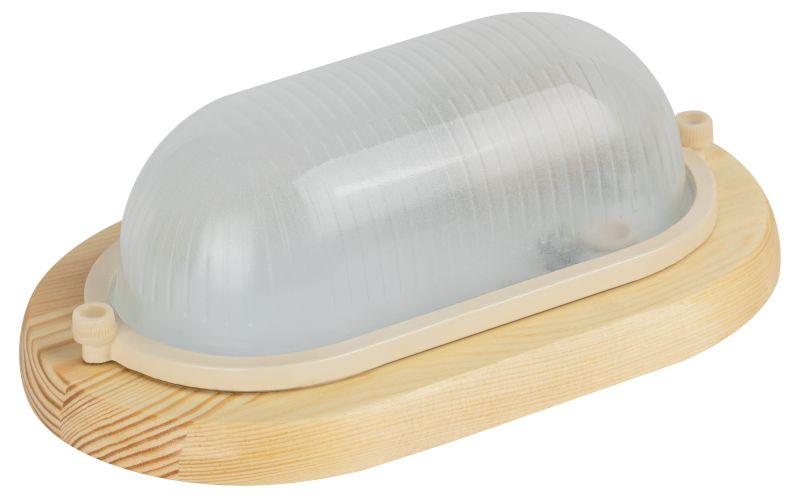 светильник "кантри" нбо 04-60-011 max 60вт e27 ip54 232х140 овал дерево/стекло орех эра б0048031 от BTSprom.by