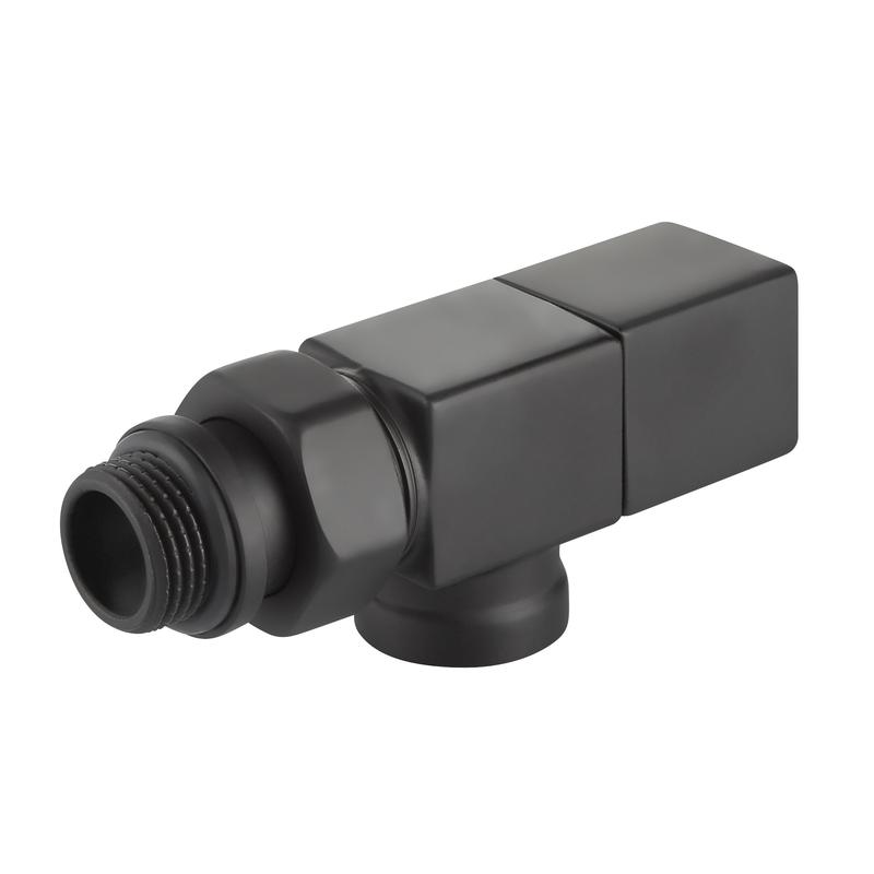  Набор дизайн-вентилей CUBE осевой 1/2дюйм черн. Royal Thermo НС-1422573 фото в каталоге от BTSprom.by