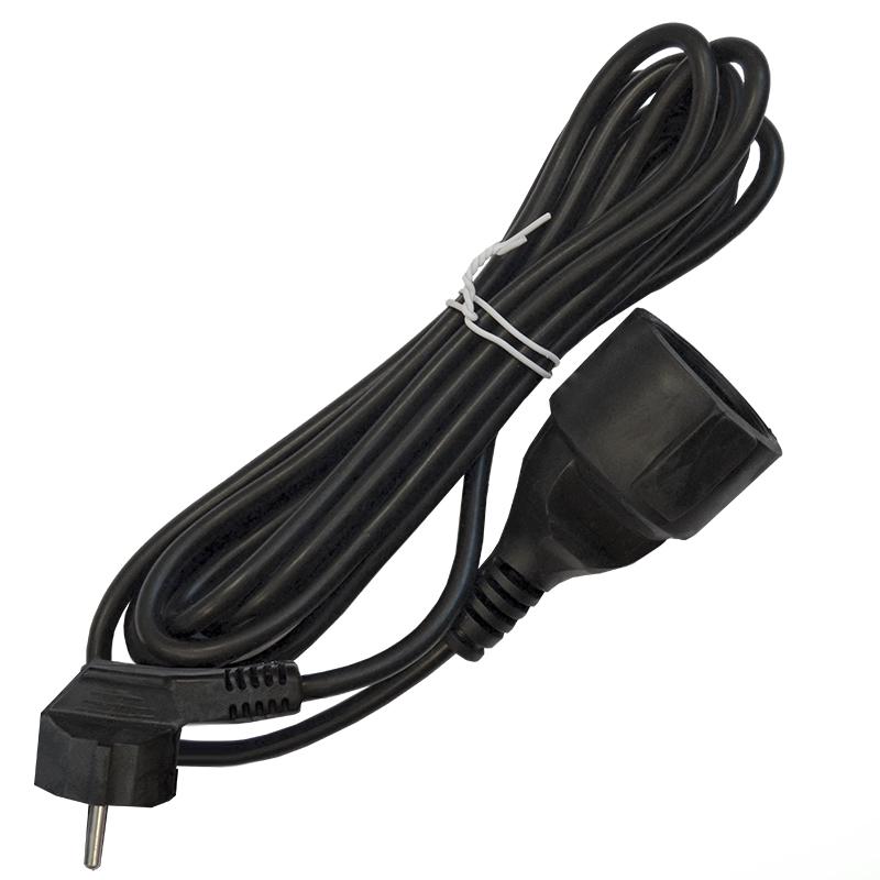 удлинитель-шнур 1х3м с заземл. 16а ip20 пвс 3х1 черн. domtok 2342 от BTSprom.by