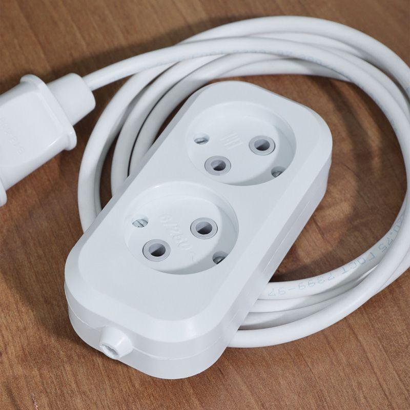  Колодка удлинителя 2-м без заземл. Rexant 11-8701 фото в каталоге от BTSprom.by