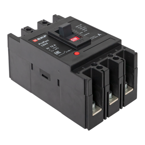  Выключатель автоматический 3п 16А 15кА LS63 ProPact EKF mccb-63-15-3-16-ls фото в каталоге от BTSprom.by