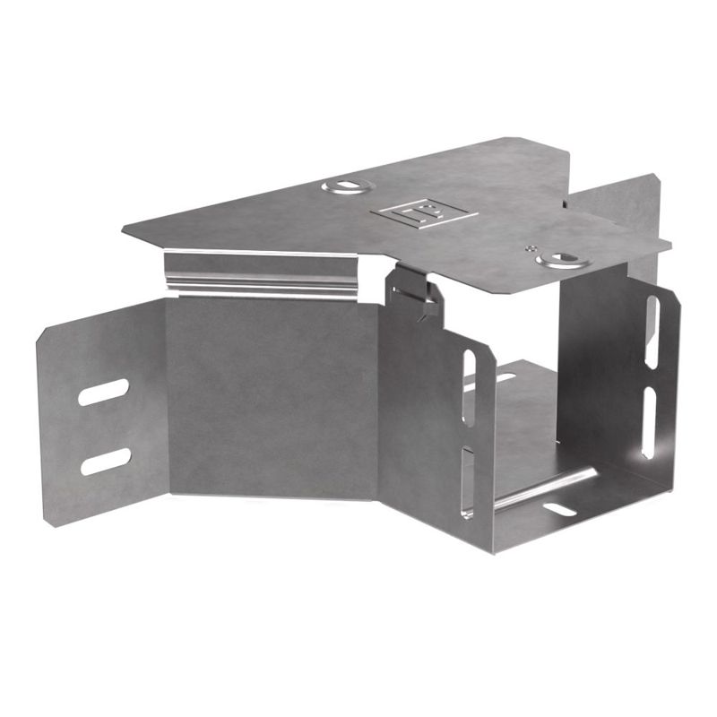 Ответвитель для лотка горизонтальный 100х100 с крышкой Стандарт Промрукав PR16.1175 от BTSprom.by