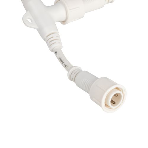  Гирлянда светодиодная "Занавес" 3х2м 600LED тепл. бел. IP65 220В бел. мерцание провод бел. каучук Эра Б0051892 фото в каталоге от BTSprom.by