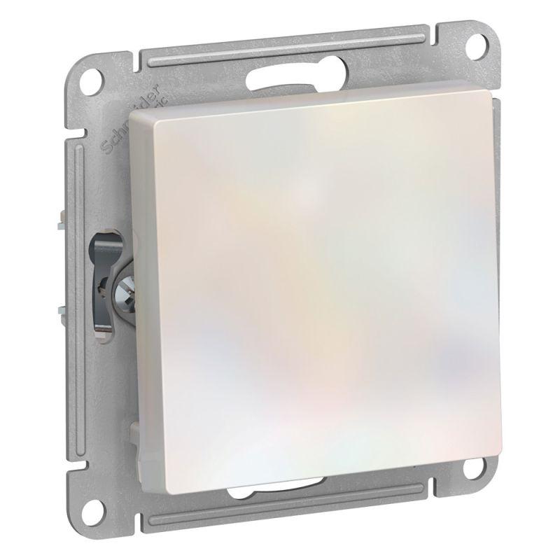 выключатель 1-кл. сп atlasdesign 10а ip20 (сх. 1) 10ax механизм жемчуж. se atn000411 от BTSprom.by