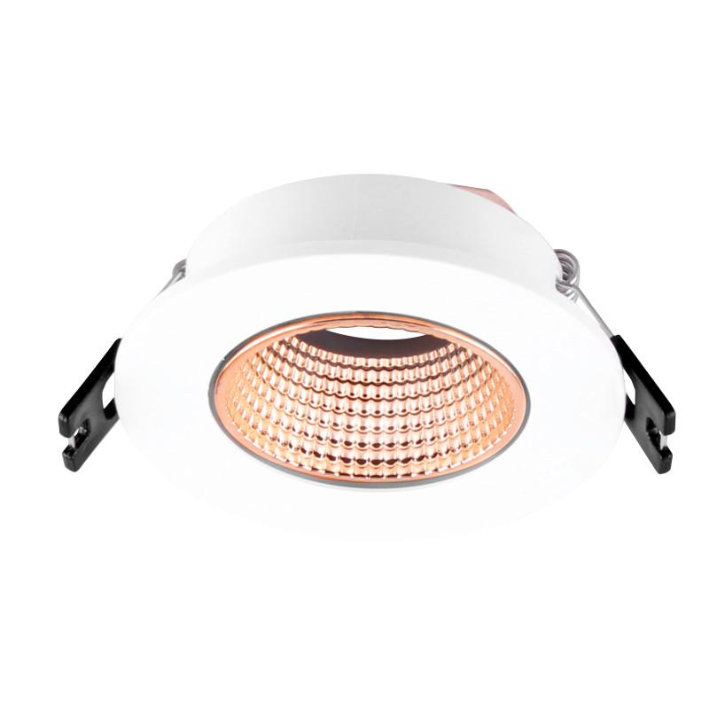  Светильник 10Вт GU5.3 IP20 LED встраив. пластик бел./бронз. DENKIRS 631271 фото в каталоге от BTSprom.by