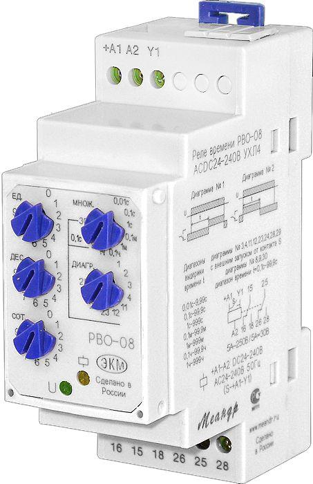реле времени рво-08 ухл2 24-240в ac/dc меандр a8302-16930579 от BTSprom.by