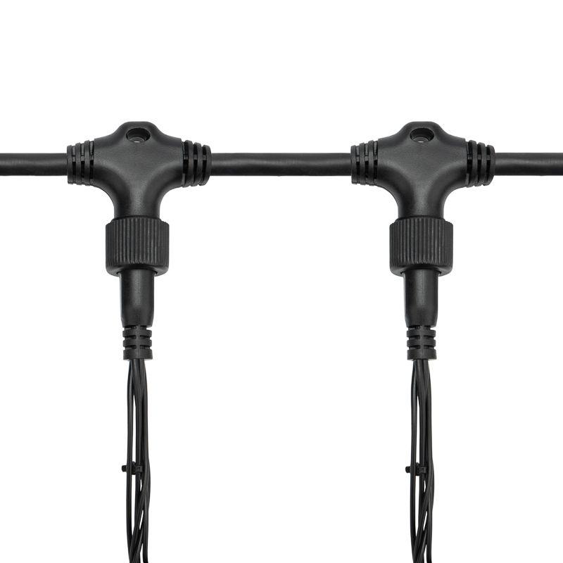  Гирлянда светодиодная "Светодиодный Дождь" 2х6м 1500LED син. 70Вт 230В IP65 эффект водопада с контроллером провод черн. Neon-Night 235-263 фото в каталоге от BTSprom.by