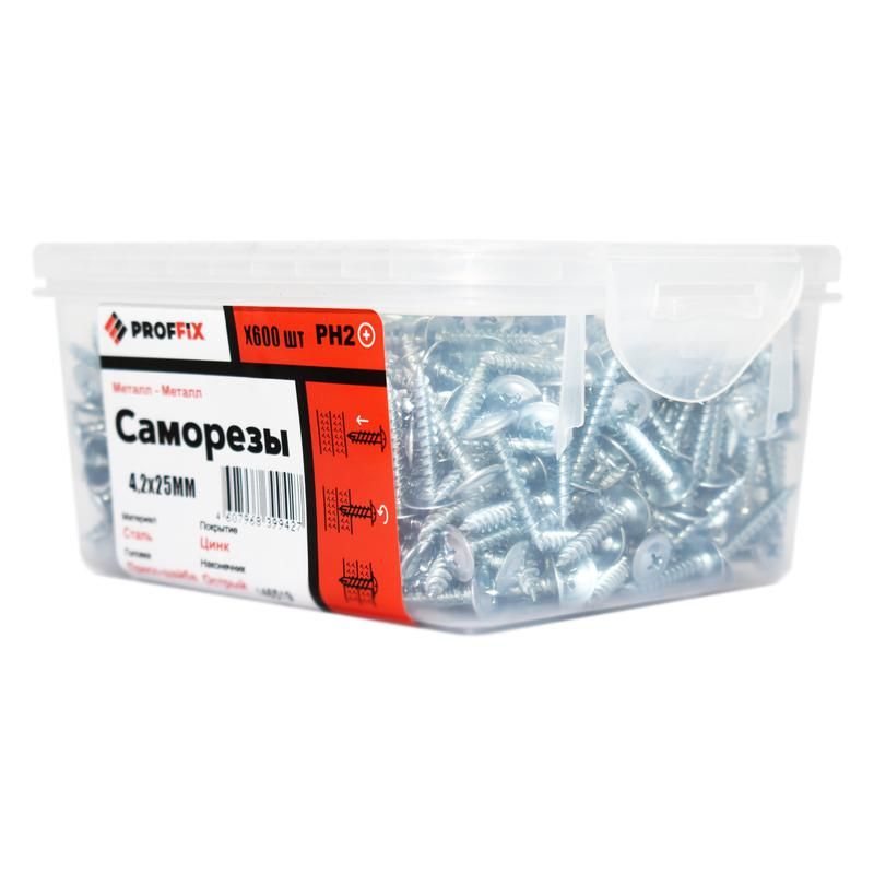 саморез смм 4.2х25 усилен. (twn) (контейнер) (уп.600шт) tech-krep pro/zitar 146519 от BTSprom.by