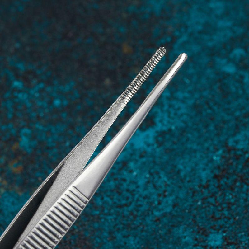  Пинцет прямой рифленый 160мм (блист.) Rexant 12-0366 фото в каталоге от BTSprom.by