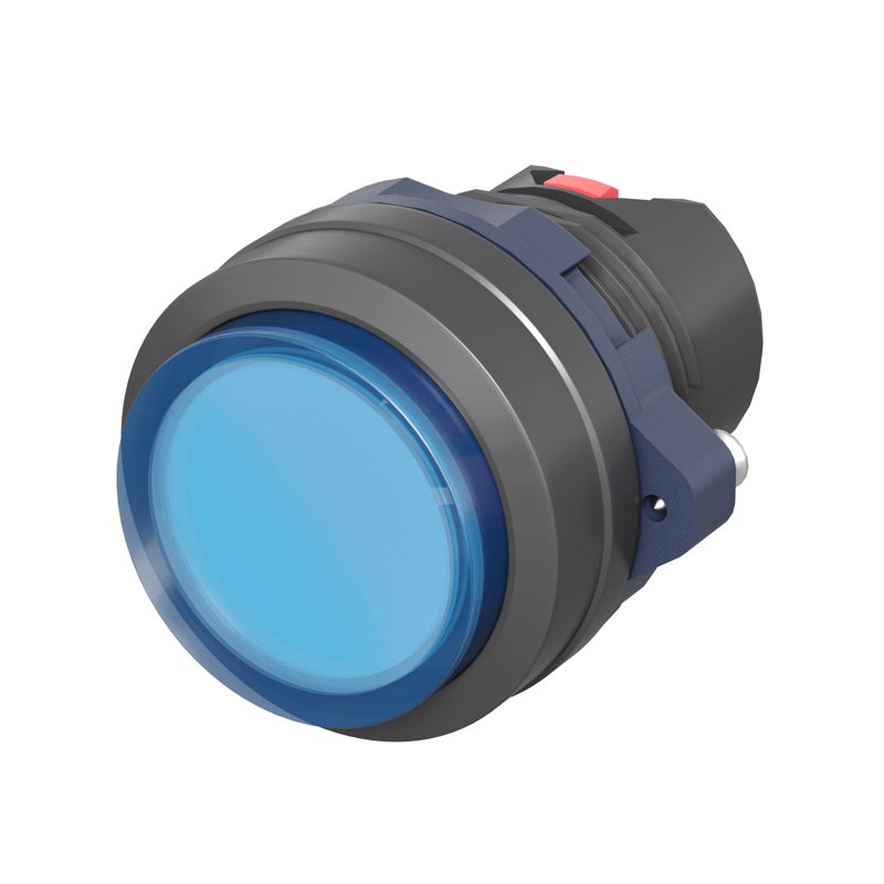 головка кнопки выпуклая прозрачная без фиксации син. dkc m22p-cmlbp от BTSprom.by