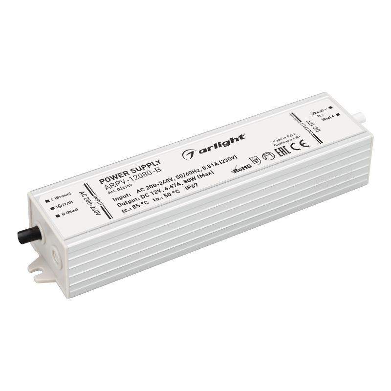 блок питания arpv-12080-b 12в 6.7а 80вт ip67 метал. 3 года arlight 023189 от BTSprom.by блок питания arpv-12080-b 12в 6.7а 80вт ip67 метал. 3 года arlight 023189 от BTSprom.by