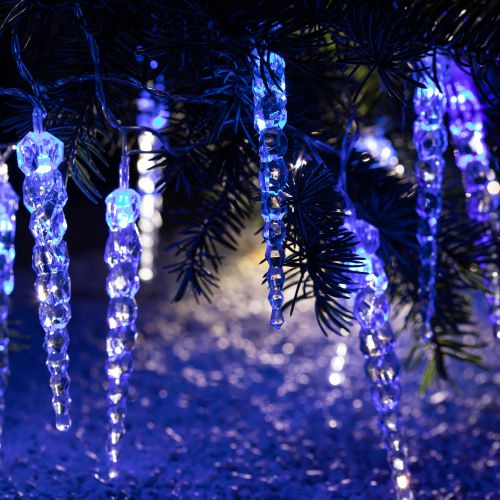  Гирлянда светодиодная "Нить" "Сосульки" 3.8м 20LED син. IP20 220В дл. провода 2.5м Эра Б0055995 фото в каталоге от BTSprom.by