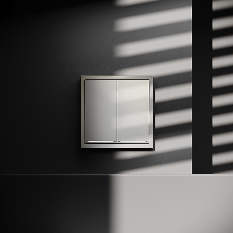  Выключатель 2-кл. СП S70 10А с подсветкой механизм шелк Voltum VLS020204 фото в каталоге от BTSprom.by