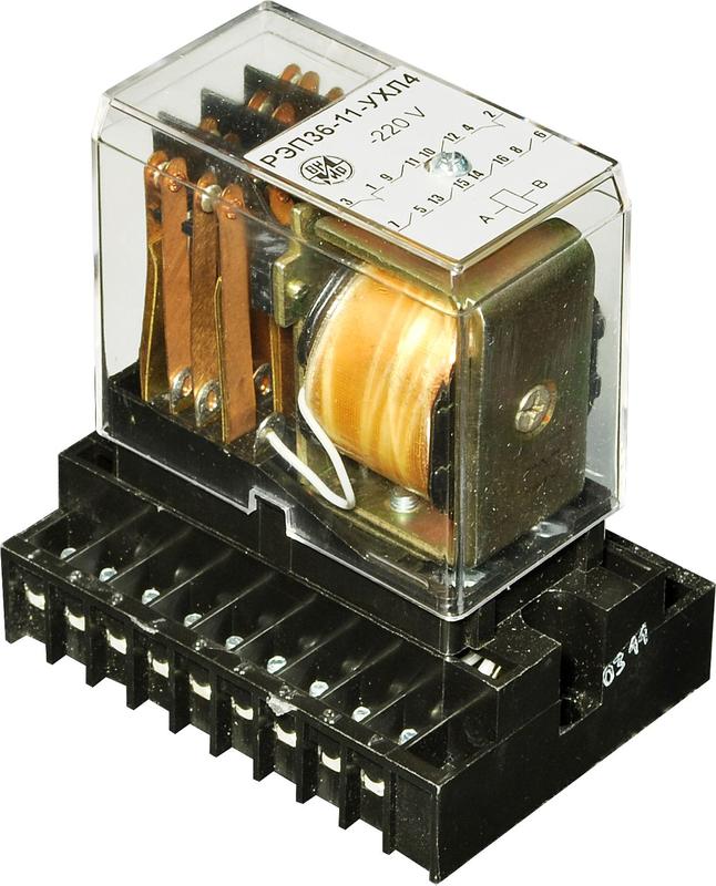 реле промежуточное рэп-36-11 12в пост. 2/2 пер. прис. вниир a8120-77969137 от BTSprom.by
