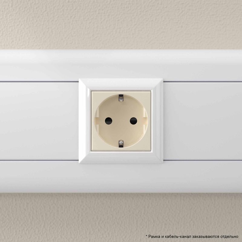  Розетка 1-м 2мод. Avanti "Ванильная дымка" 16А IP20 2P+E защ. шторки беж. DKC 4405002 фото в каталоге от BTSprom.by