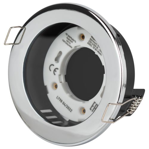  Светильник KL95 CH GX53 встраиваемый влагозащищенный IP44 хром Эра Б0055811 фото в каталоге от BTSprom.by