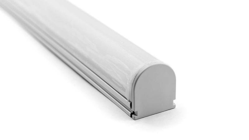  Профиль накладной ROUND SF-2121-RD L2000 с полукруглым экраном алюм. SWG Standard 00-00000085 фото в каталоге от BTSprom.by