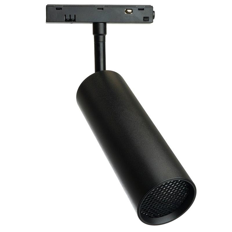 светильник светодиодный трековый низковольтный 12вт 960лм 4000к 35град. черн. mgn308 с антибликовой решеткой feron 48920 от BTSprom.by