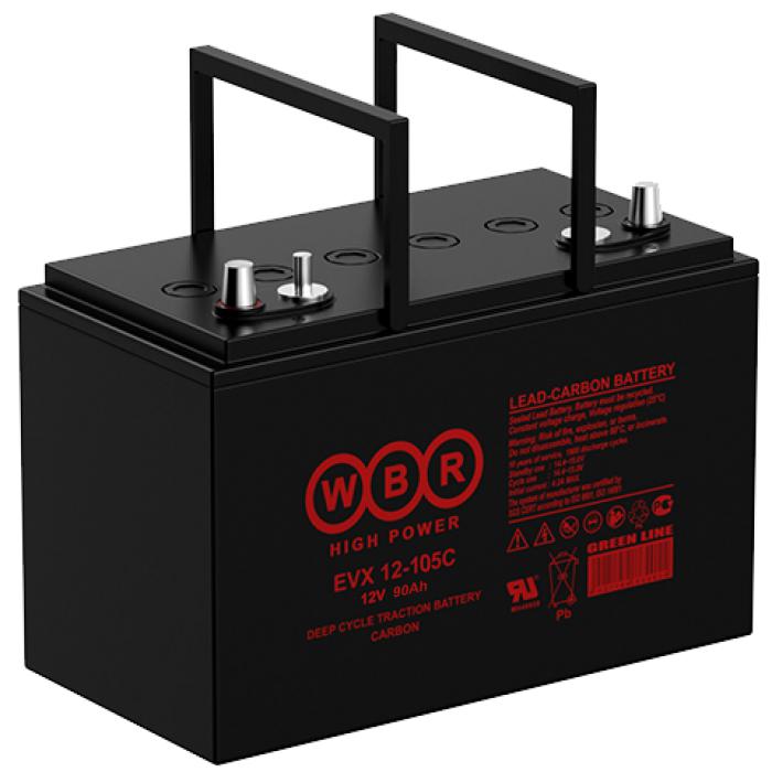 аккумулятор тяговый 12в 90а.ч wbr evx12-105c wbr от BTSprom.by