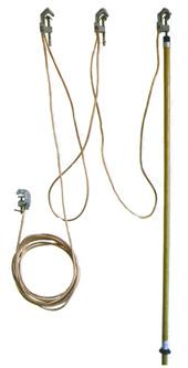 заземление переносное для распределительных устройств зпп-220м сечение 70мм с протоколом испытаний электро трейд elp-zap245-70-p от BTSprom.by