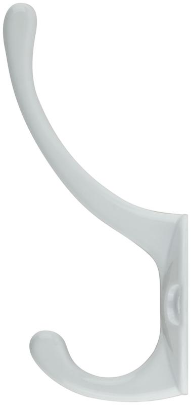  Крючок-вешалка двойн. бел. 66873 фото в каталоге от BTSprom.by