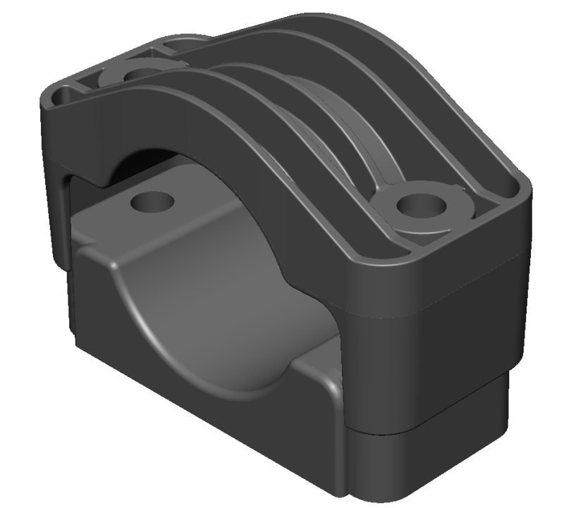 крепление одиночное кабельное d40-60мм ekf scc4060 от BTSprom.by