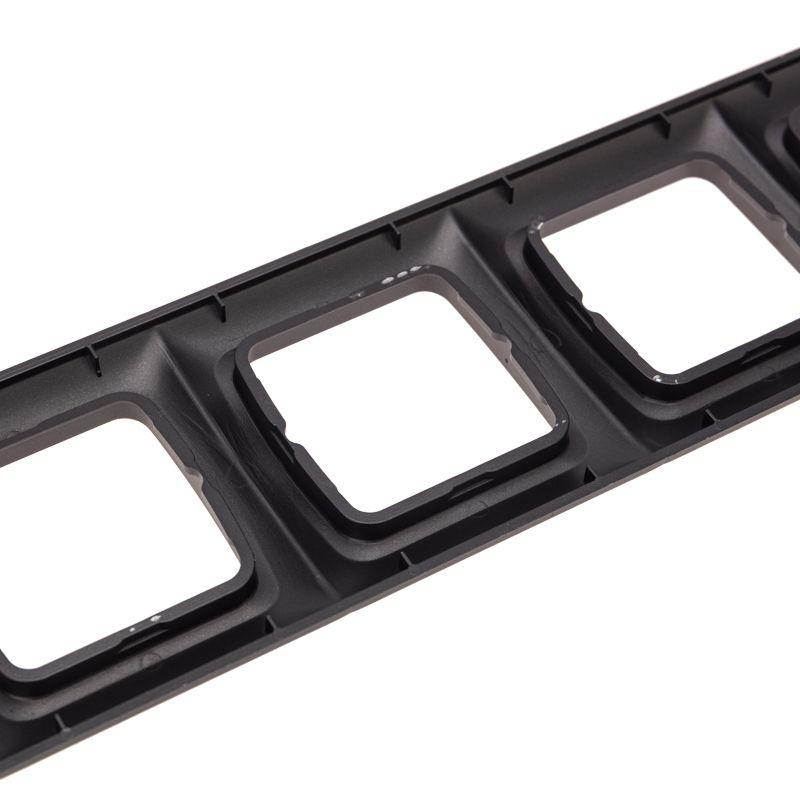  Рамка 5-я горизонтальная DEA черн. метал. Kranz KR-78-0349 фото в каталоге от BTSprom.by