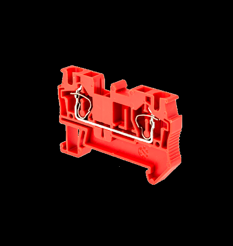 клемма пружинная проходная 4кв.мм mts-4rd красн. овен 88304 от BTSprom.by