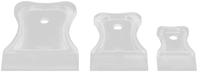  Набор шпателей 40; 60; 80мм пластик прозрачн. (3 предмета) КУРС 06882 фото в каталоге от BTSprom.by