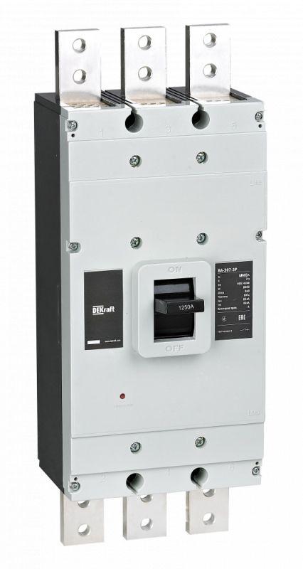 выключатель автоматический 3п 1000а 85ка ва-307 dekraft 22769dek от BTSprom.by