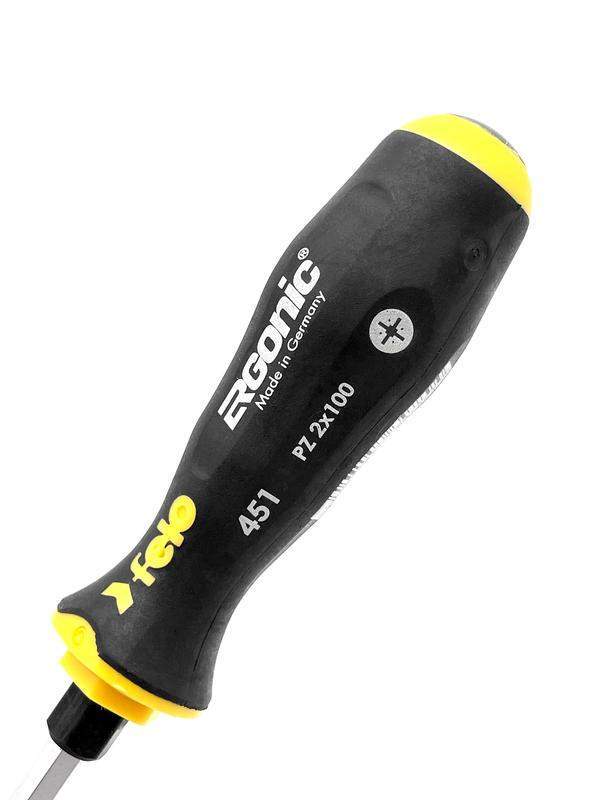 Отвертка крестовая ударная Ergonic PZ 2х100 Felo 45120340 фото в каталоге от BTSprom.by  Отвертка крестовая ударная Ergonic PZ 2х100 Felo 45120340 фото в каталоге от BTSprom.by