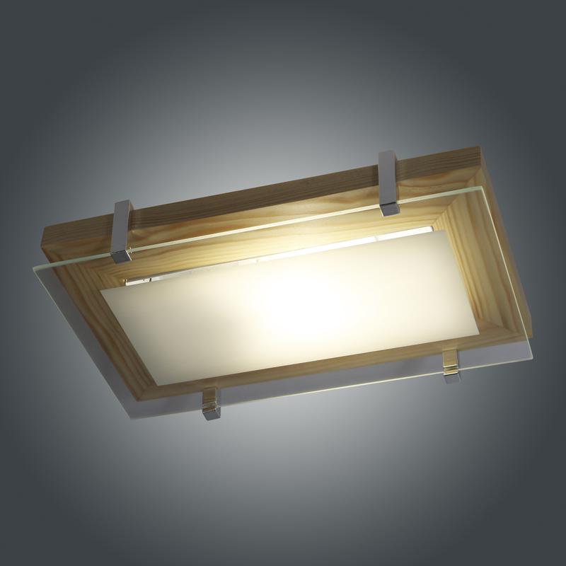  Светильник НББ 06-40 "Полесье" 280х160 М40 бел. /корпус сосна /держатель хром (инд. упак.) Элетех 1005205881 фото в каталоге от BTSprom.by