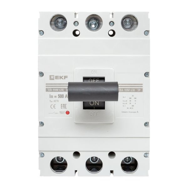  Выключатель автоматический 3п 630/500А 50кА ВА-99М PROxima EKF mccb99-630-500m фото в каталоге от BTSprom.by