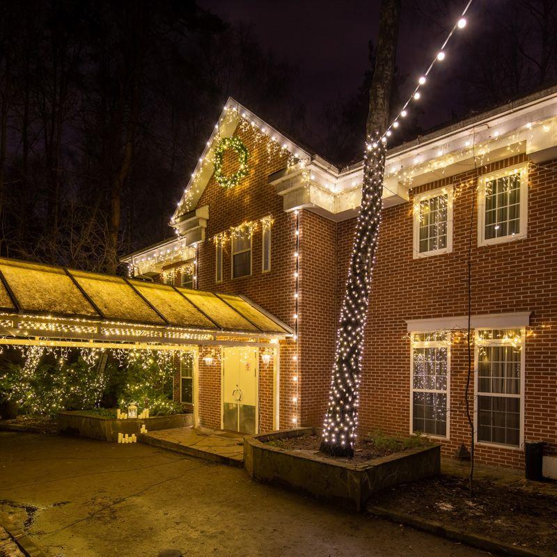  Гирлянда "Белт Лайт" 2жил. шаг 40см патроны E27 1320Вт IP65 влагостойкая провод бел. (уп.100м) Neon-Night 331-252 фото в каталоге от BTSprom.by