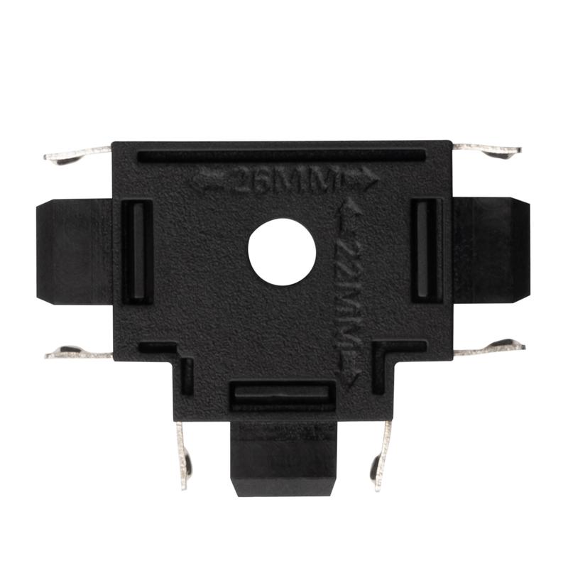  Коннектор MTR16 CT-BL T-обр. накладной шинопровод низковольтный Pro черн. JazzWay 5057333 фото в каталоге от BTSprom.by