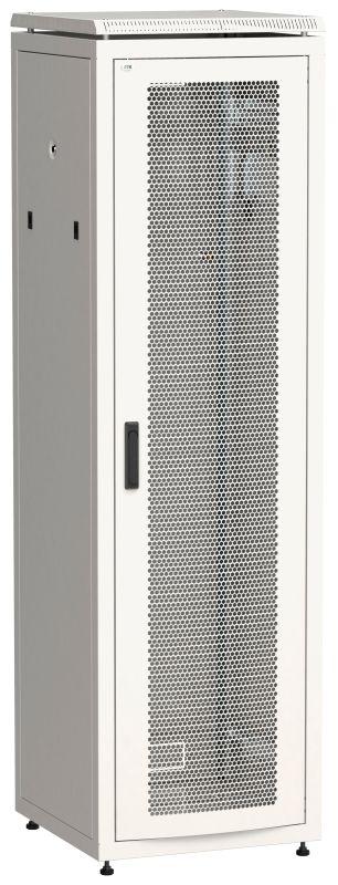 шкаф сетевой linea n 19дюйм 47u 600х800мм перфорир. передн. дверь сер. itk ln35-47u68-p от BTSprom.by