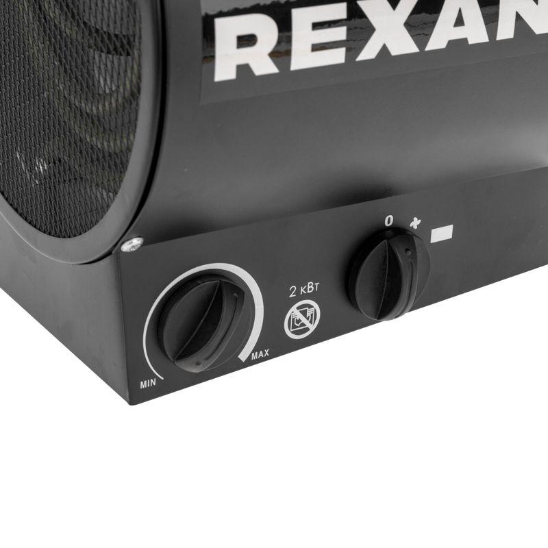  Пушка тепловая электрическая круглая прямоугольная подставка ТЭН 2кВт Rexant 60-0036 фото в каталоге от BTSprom.by