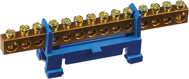 шина нулевая 90 740 obb-m69-14p-b на din-изоляторе "стойка" онлайт 90740 от BTSprom.by