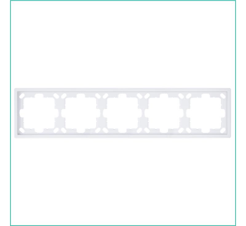 рамка 5-м сп fd бел. глянцевый jasmart fd1005w от BTSprom.by